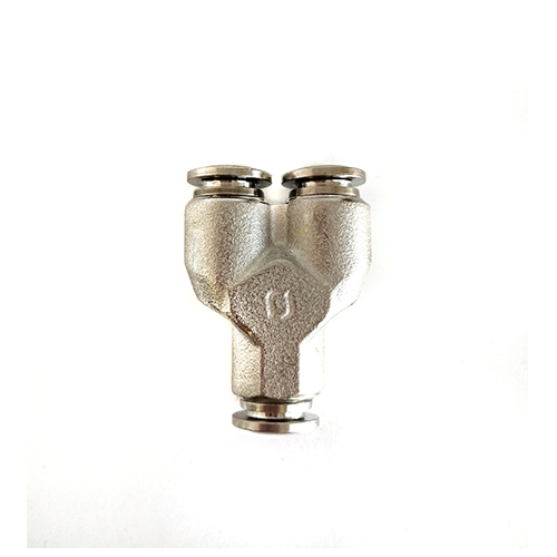 Metal Y fitting 8
